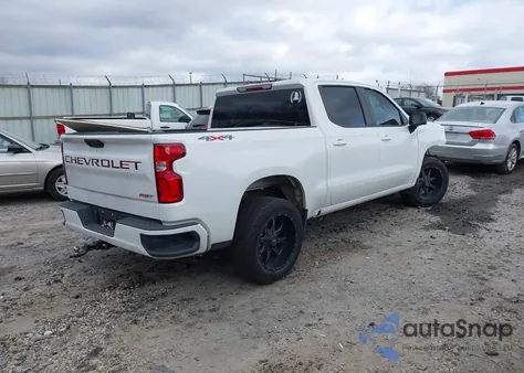 2022 Chevrolet Silverado 1500 4Wd Short Bed Rst из США, поврежденный, VIN 2GCUDEED7N1501736